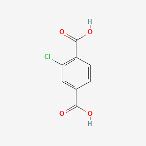2-Chloroterephthalic acid chemical structure (CAS 1967-31-3)