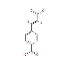 4-(2-Carboxyvinyl)benzoic acid chemical structure (CAS 19675-63-9)