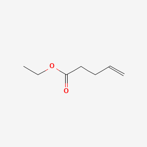 Ethyl pent-4-enoate chemical structure (CAS 1968-40-7)