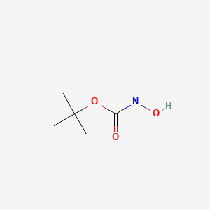 tert-Butyl hydroxy(methyl)carbamate chemical structure (CAS 19689-97-5)