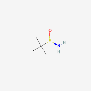 (R)-2-Methyl-2-propanesulfinamide chemical structure (CAS 196929-78-9)