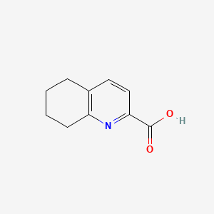 5,6,7,8-Tetrahydroquinoline-2-carboxylic acid chemical structure (CAS 197007-84-4)