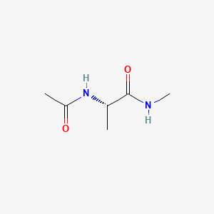 (S)-2-Acetamido-N-methylpropanamide chemical structure (CAS 19701-83-8)