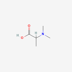 2-(Dimethylamino)propanoic acid chemical structure (CAS 19701-89-4)