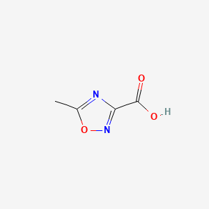 5-Methyl-1,2,4-oxadiazole-3-carboxylic acid chemical structure (CAS 19703-92-5)