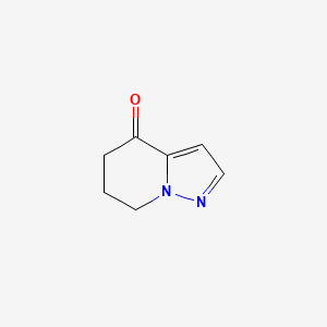 6,7-Dihydropyrazolo[1,5-a]pyridin-4(5H)-one chemical structure (CAS 197094-19-2)