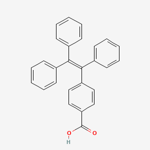 4-(1,2,2-Triphenylvinyl)benzoic acid chemical structure (CAS 197153-87-0)