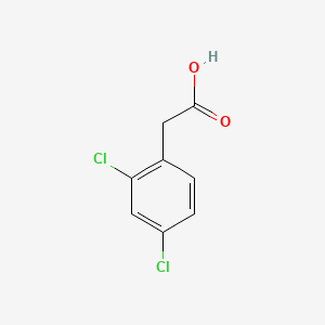 2,4-Dichlorophenylacetic acid chemical structure (CAS 19719-28-9)