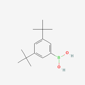 (3,5-Di-tert-butylphenyl)boronic acid chemical structure (CAS 197223-39-5)
