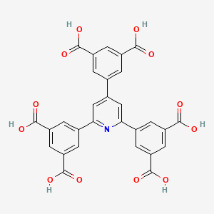 5,5',5''-(Pyridine-2,4,6-triyl)triisophthalic acid chemical structure (CAS 1972620-15-7)