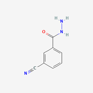 3-Cyanobenzohydrazide chemical structure (CAS 19731-01-2)