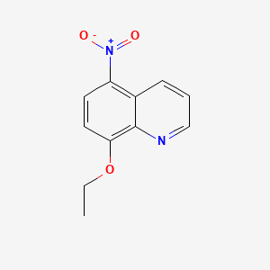 8-Ethoxy-5-nitroquinoline chemical structure (CAS 19746-57-7)