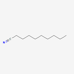 Decanonitrile chemical structure (CAS 1975-78-6)