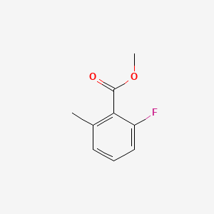 Methyl 2-fluoro-6-methylbenzoate chemical structure (CAS 197516-57-7)
