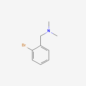 1-(2-bromophenyl)-N,N-dimethylmethanamine chemical structure (CAS 1976-04-1)