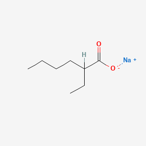 Sodium 2-ethylhexanoate chemical structure (CAS 19766-89-3)