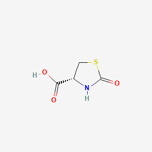 (R)-2-Oxothiazolidine-4-carboxylic acid chemical structure (CAS 19771-63-2)