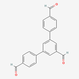 [1,1':3',1''-Terphenyl]-4,4'',5'-tricarbaldehyde chemical structure (CAS 1977585-07-1)