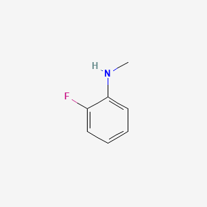 N-Methyl-2-fluoroaniline chemical structure (CAS 1978-38-7)