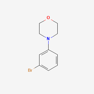 4-(3-Bromophenyl)morpholine chemical structure (CAS 197846-82-5)