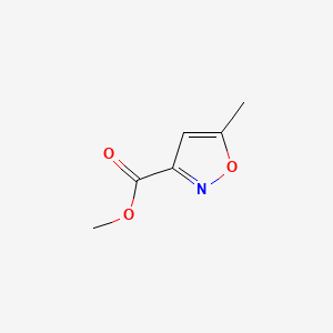 Methyl 5-methylisoxazole-3-carboxylate chemical structure (CAS 19788-35-3)