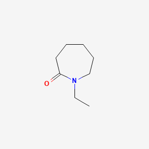 1-Ethylazepan-2-one chemical structure (CAS 19797-08-1)