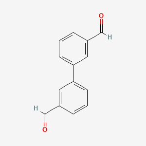 [1,1'-Biphenyl]-3,3'-dicarbaldehyde chemical structure (CAS 19800-47-6)
