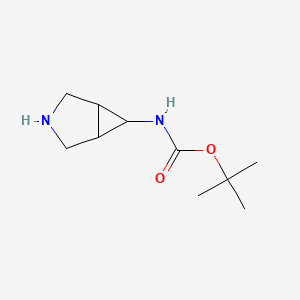 tert-Butyl 3-azabicyclo[3.1.0]hexan-6-ylcarbamate chemical structure (CAS 198211-38-0)