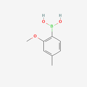 (2-Methoxy-4-methylphenyl)boronic acid chemical structure (CAS 198211-79-9)