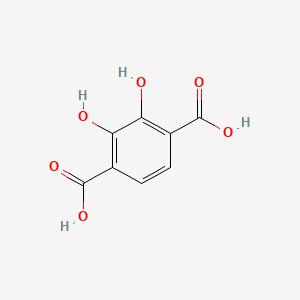 2,3-Dihydroxyterephthalic acid chemical structure (CAS 19829-72-2)