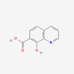 8-Hydroxy-7-quinolinecarboxylic acid chemical structure (CAS 19829-79-9)