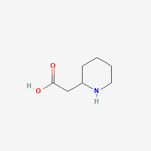 2-Piperidylacetic Acid chemical structure (CAS 19832-04-3)