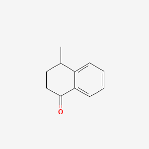 4-Methyl-3,4-dihydronaphthalen-1(2H)-one chemical structure (CAS 19832-98-5)
