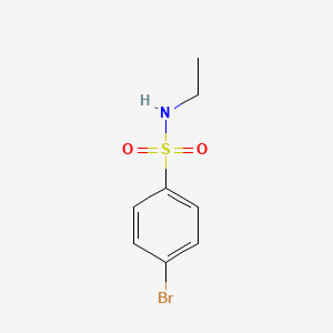 4-Bromo-N-ethylbenzenesulfonamide chemical structure (CAS 1984-25-4)