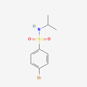 4-Bromo-N-isopropylbenzenesulfonamide chemical structure (CAS 1984-27-6)