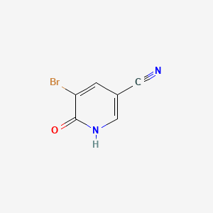 5-Bromo-6-oxo-1,6-dihydropyridine-3-carbonitrile chemical structure (CAS 19840-44-9)