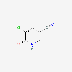 5-Chloro-6-hydroxynicotinonitrile chemical structure (CAS 19840-46-1)