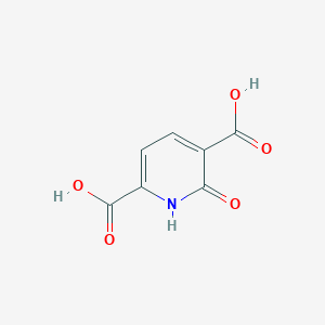 6-Hydroxypyridine-2,5-dicarboxylic acid chemical structure (CAS 19841-78-2)