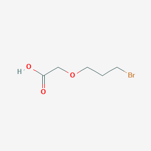 2-(3-Bromopropoxy)acetic acid chemical structure (CAS 198422-74-1)