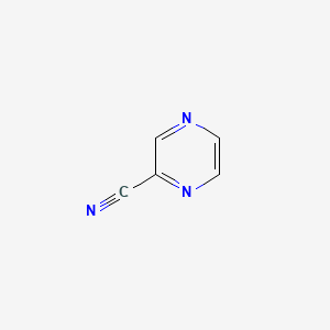 Pyrazine-2-carbonitrile chemical structure (CAS 19847-12-2)