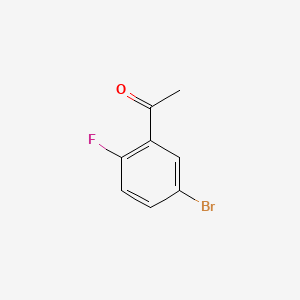 1-(5-Bromo-2-fluorophenyl)ethanone chemical structure (CAS 198477-89-3)