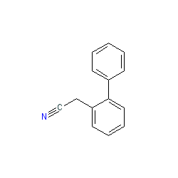 2-([1,1'-Biphenyl]-2-yl)acetonitrile chemical structure (CAS 19853-10-2)