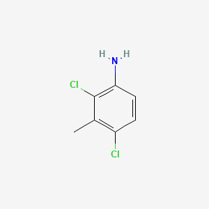 2,4-Dichloro-3-methylaniline chemical structure (CAS 19853-79-3)