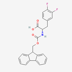 Fmoc-Phe(3,4-DiF)-OH chemical structure (CAS 198560-43-9)