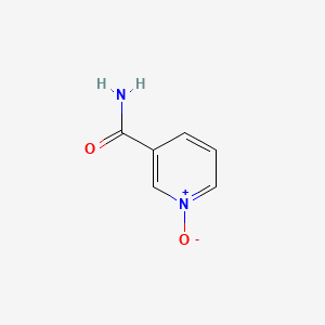 3-Carbamoylpyridine 1-oxide chemical structure (CAS 1986-81-8)