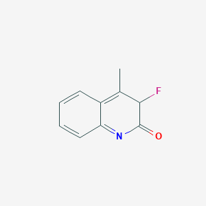 3-Fluoro-4-methylquinolin-2(1H)-one chemical structure (CAS 198831-76-4)