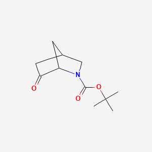 tert-Butyl 6-oxo-2-azabicyclo[2.2.1]heptane-2-carboxylate chemical structure (CAS 198835-04-0)