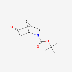 tert-Butyl 5-oxo-2-azabicyclo[2.2.1]heptane-2-carboxylate chemical structure (CAS 198835-06-2)