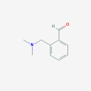 2-[(dimethylamino)methyl]benzaldehyde chemical structure (CAS 19886-78-3)