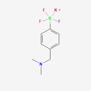 Potassium (4-((dimethylamino)methyl)phenyl)trifluoroborate chemical structure (CAS 1988699-55-3)